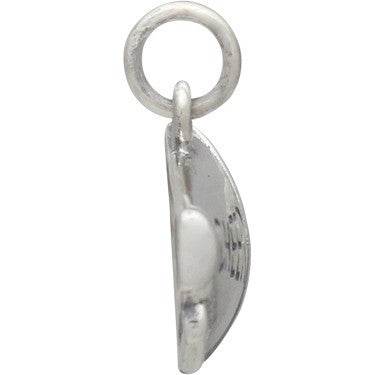 Sterling Silver Cheer Megaphone Charm - Poppies Beads n' More