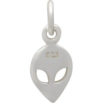 Sterling Silver Alien Charm - Poppies Beads n' More