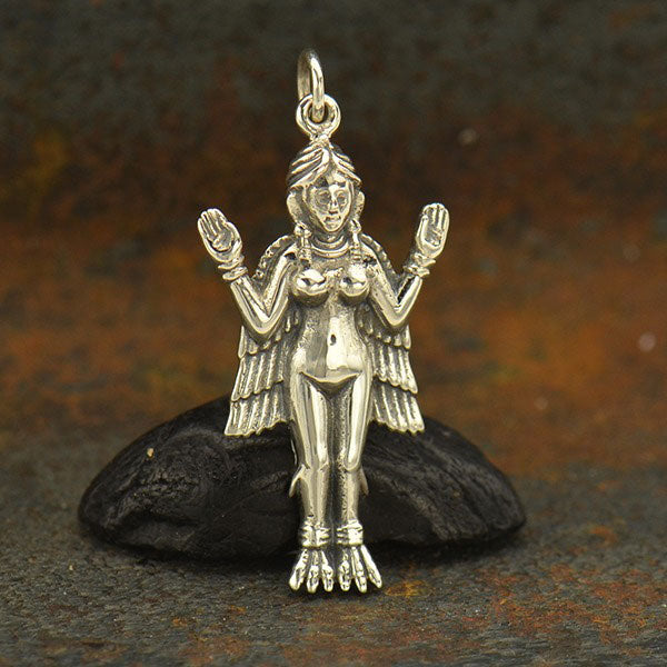 Sterling Silver Innana Goddess Charm - Poppies Beads n' More