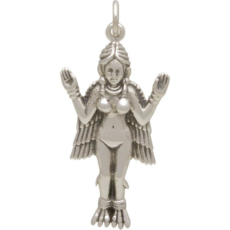 Sterling Silver Innana Goddess Charm - Poppies Beads n' More