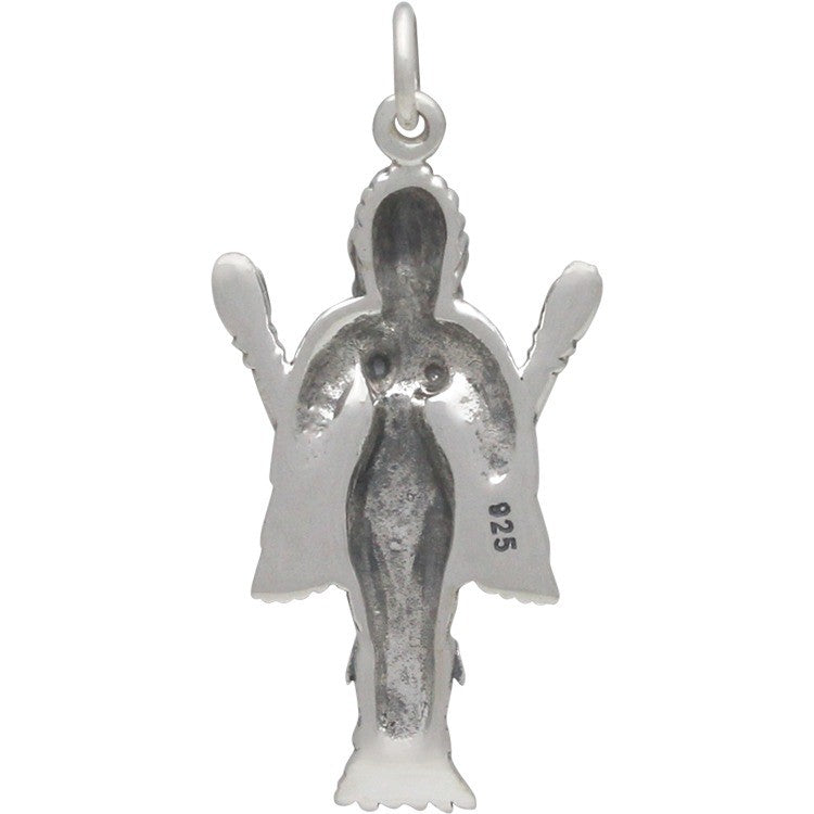 Sterling Silver Innana Goddess Charm - Poppies Beads n' More