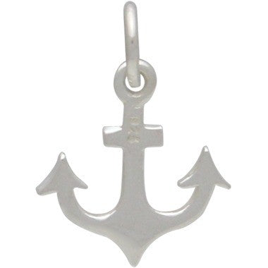 Flat Plate Anchor Charm - Poppies Beads n' More