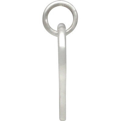 Sterling Silver Message Charm: Love You More - Poppies Beads n' More