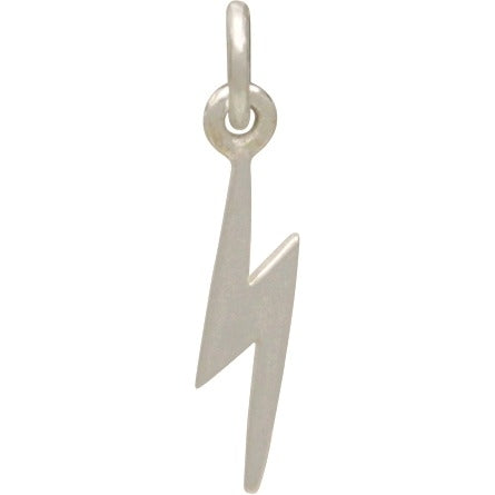 Lightning Bolt Charm - Tiny - Poppies Beads n' More