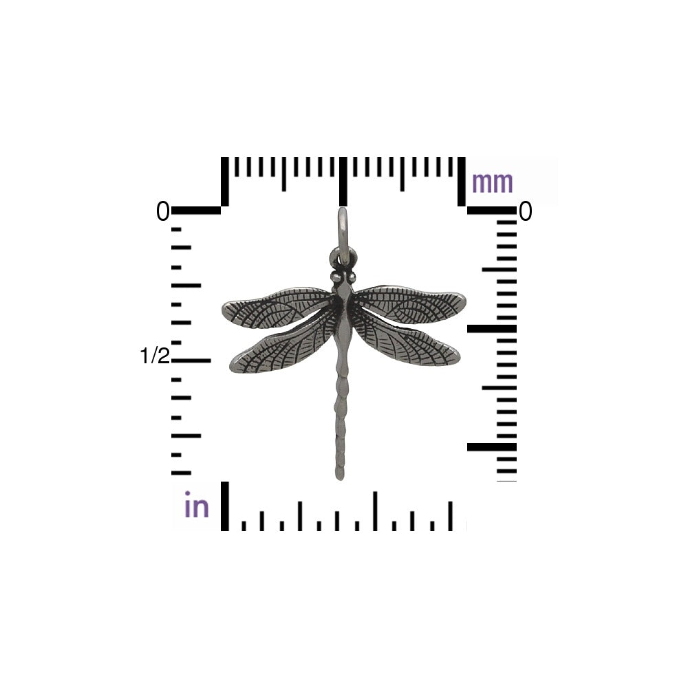 Realistic Dragonfly Charm - Poppies Beads n' More