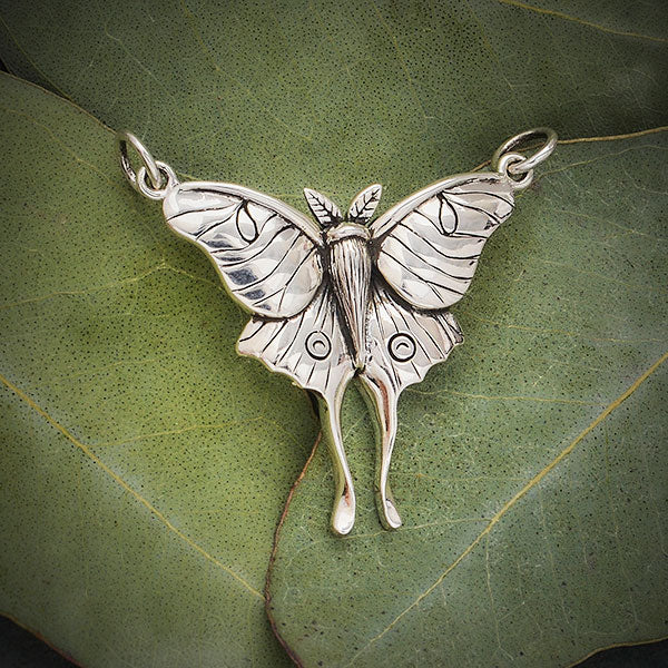 Luna Moth Pendant Festoon - Poppies Beads n' More