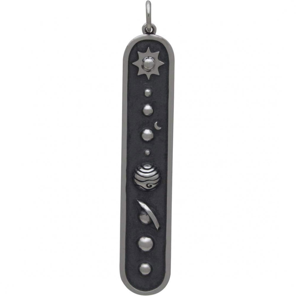 Sterling Silver Solar System Pendant - Poppies Beads n' More