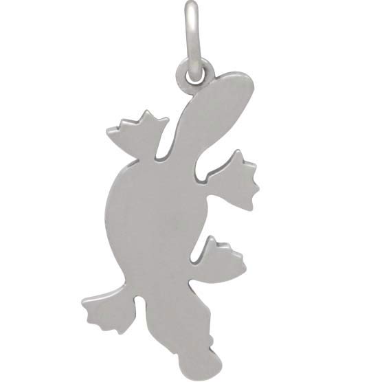 Sterling Silver Platypus Charm - Poppies Beads n' More