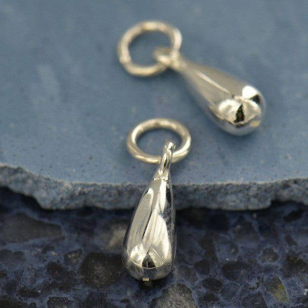 Solid Teardrop Dangle, - Poppies Beads n' More