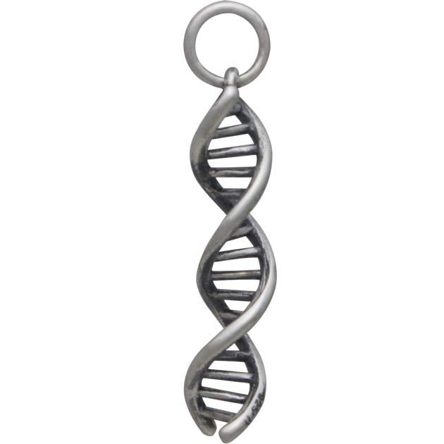 Sterling Silver DNA Charm - Poppies Beads n' More