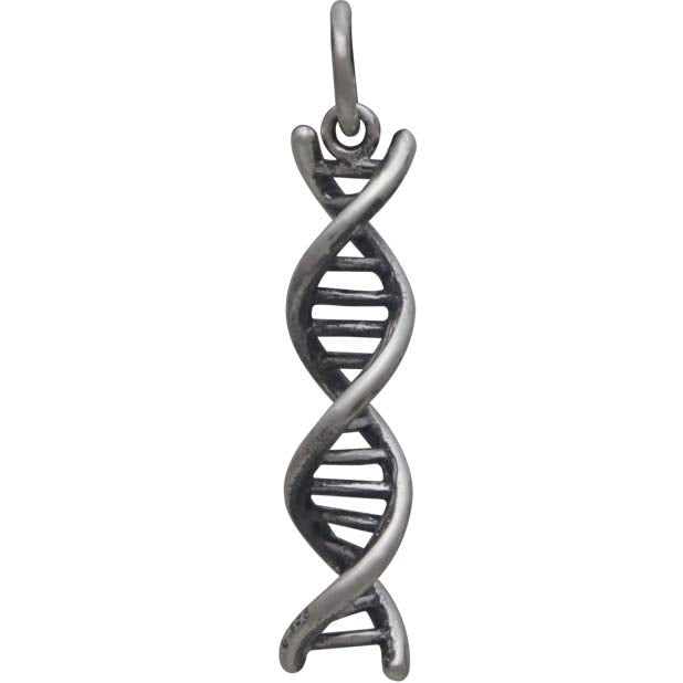 Sterling Silver DNA Charm - Poppies Beads n' More