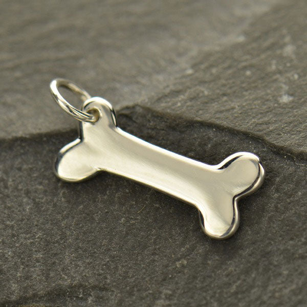 Dog Bone Charm - Stamping Blank - Poppies Beads n' More