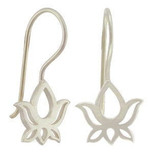 Ear Hook - Openwork Lotus - Poppies Beads n' More