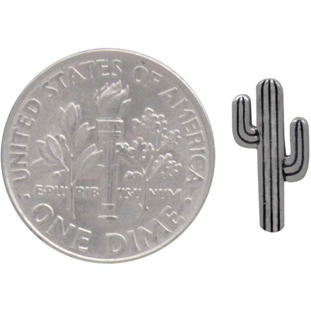 Sterling Silver Cactus Post Earrings - Poppies Beads n' More