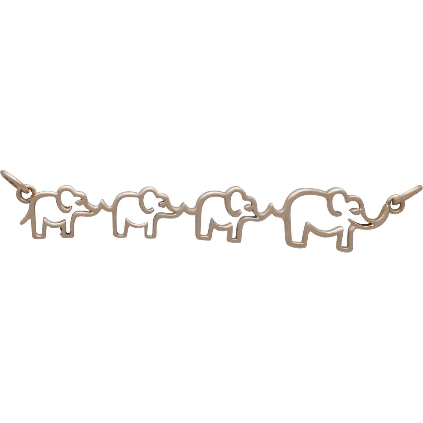 Mama and Three Baby Elephant Festoon - Poppies Beads n' More