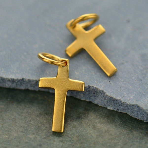 Cross Charm - Poppies Beads n' More