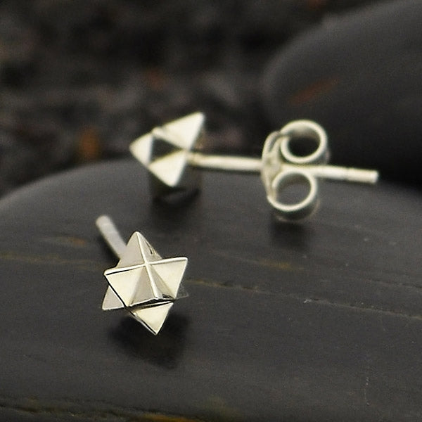 Merkaba Post Earrings - Poppies Beads n' More