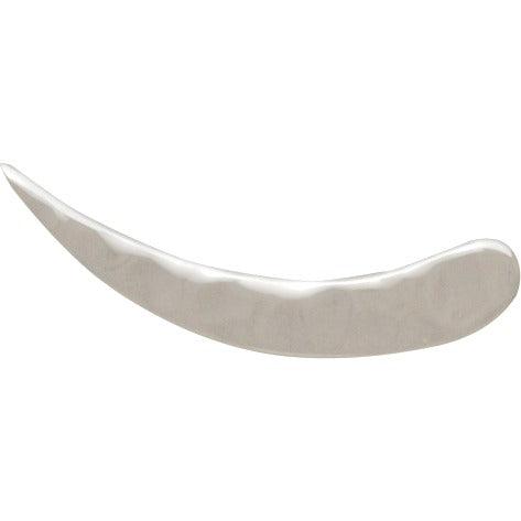 Minimalist Jewelry - Sterling Silver Hammered Ear Climbers - Poppies Beads n' More