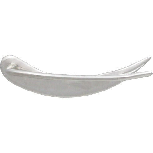 Minimalist Jewelry - Sterling Silver Hammered Ear Climbers - Poppies Beads n' More