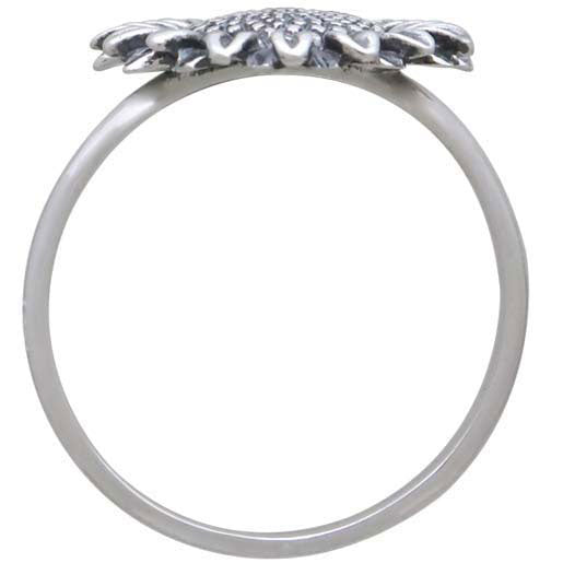 Sterling Silver Sunflower Ring - Poppies Beads n' More