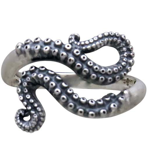 Octopus Tentacle Adjustable Ring - Poppies Beads n' More