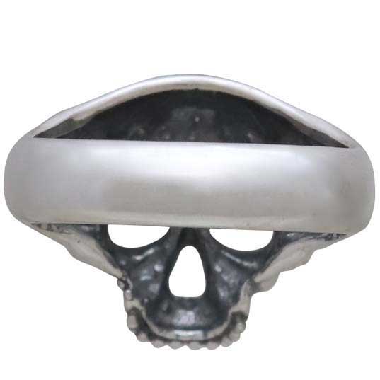 Sterling Silver Chunky Skull Ring - Poppies Beads n' More