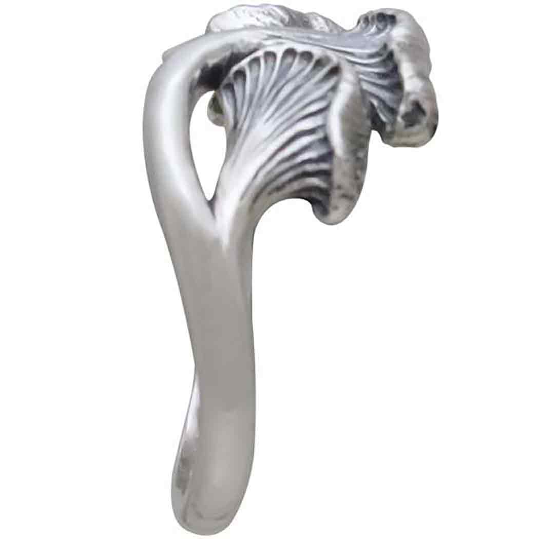 Sterling Silver Chanterelle Mushroom Ring - Poppies Beads n' More