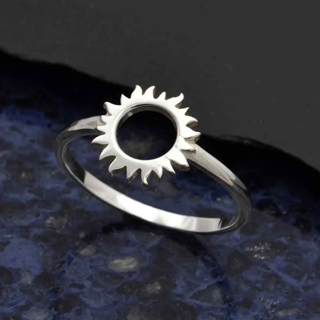 Sterling Silver Eclipse Ring - Poppies Beads n' More