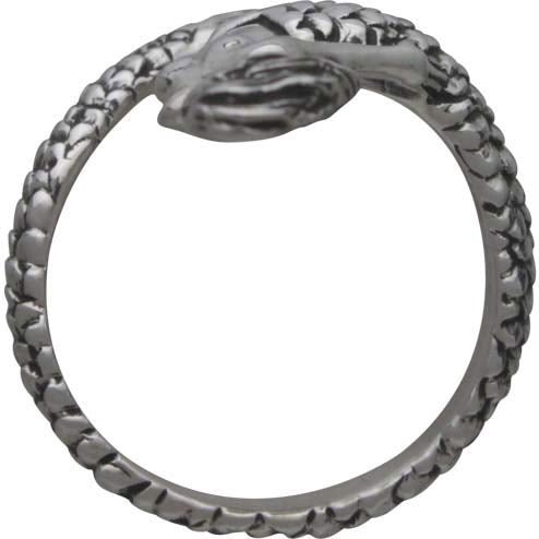 Sterling Silver Mermaid Ring - Adjustable Ring - Poppies Beads n' More