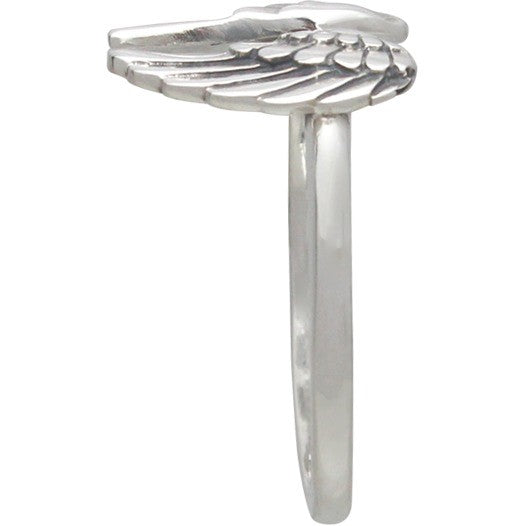 Sterling Silver Adjustable Wings Ring - Poppies Beads n' More