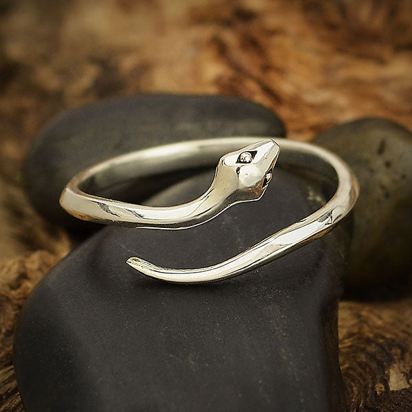 Simple Adjustable Snake Ring - Poppies Beads n' More