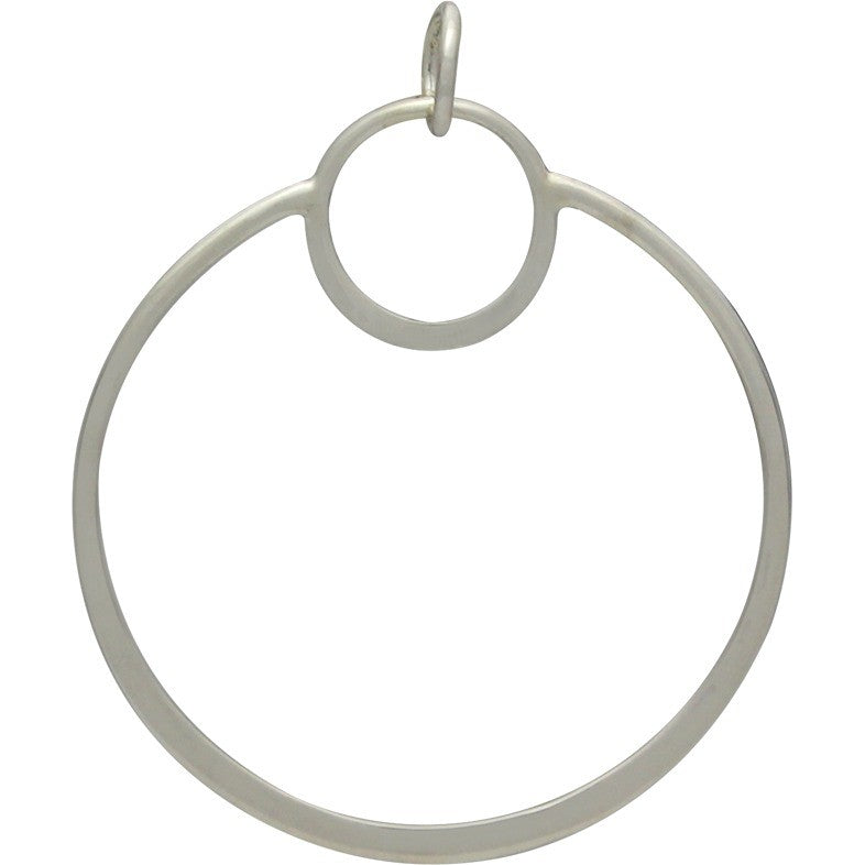 Sterling Silver Eclipse Pendant - Poppies Beads n' More
