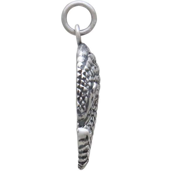 Sterling Silver Pangolin Charm - Poppies Beads n' More