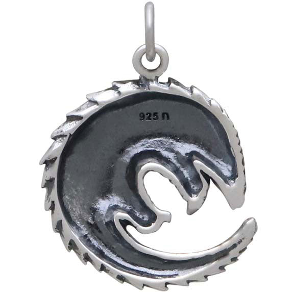 Sterling Silver Pangolin Charm - Poppies Beads n' More