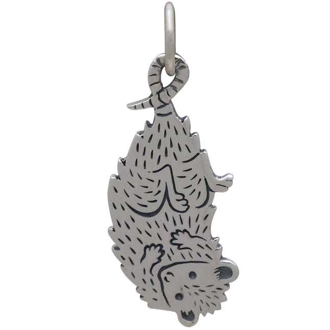 Sterling Silver Possum Charm - Poppies Beads n' More