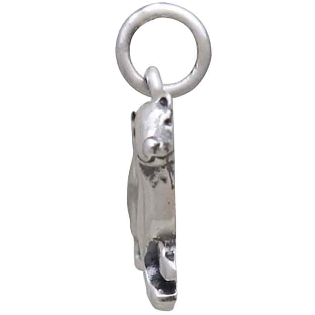 Sterling Silver Ferret Charm - Poppies Beads n' More