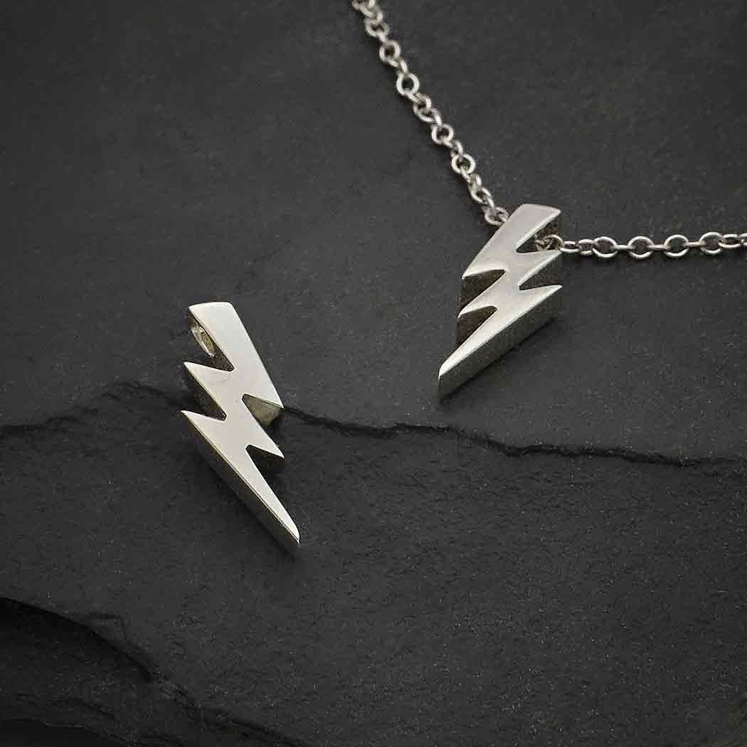 Lightning Bolt Bead - Poppies Beads n' More