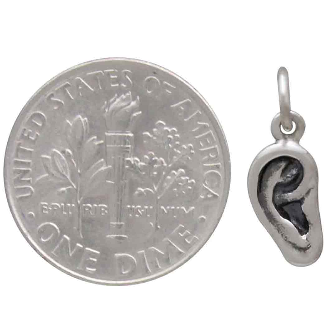 Sterling Silver Ear Charm - Poppies Beads n' More