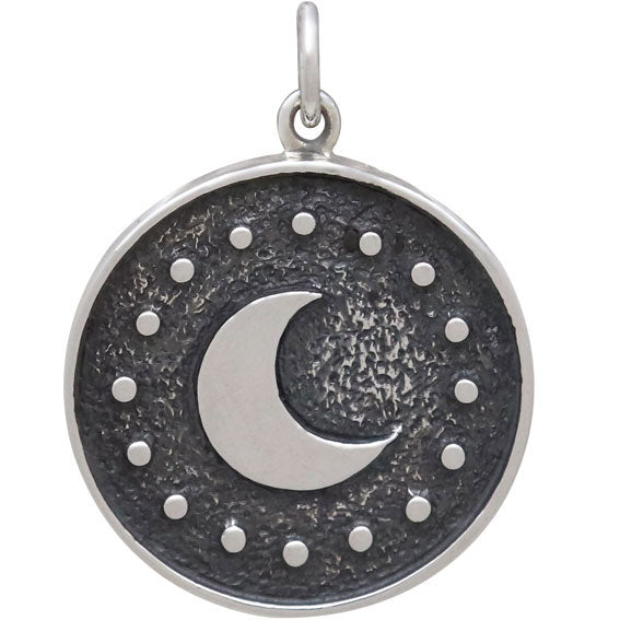 Sterling Silver Astrology Cancer Pendant - Poppies Beads n' More