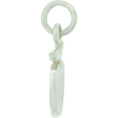 Sterling Silver Apple Charm - Food Charm, - Poppies Beads n' More