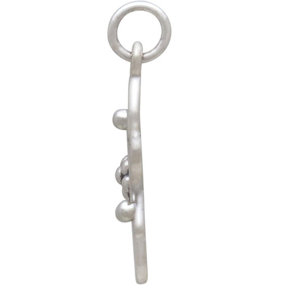 Sterling Silver Atom Charm - Poppies Beads n' More