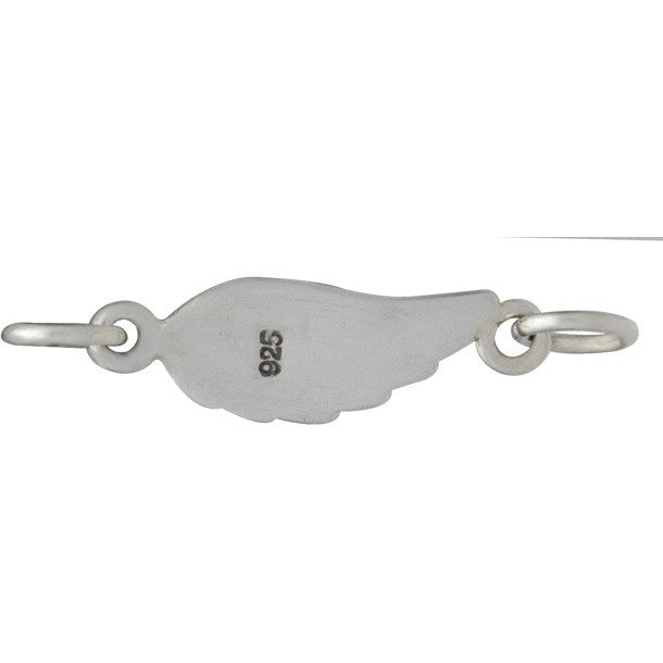Sterling Silver Charm Links - Angel Wing, - Poppies Beads n' More