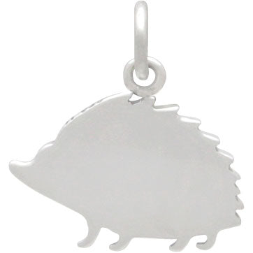 Sterling Silver Hedgehog Charm - Poppies Beads n' More
