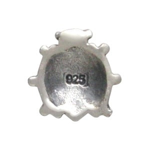 Sterling Silver Lady Bug Charm Embellishment - Poppies Beads n' More