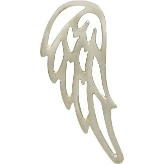 Sterling Silver Tiny Angel Wing Charm Embellishment - Poppies Beads n' More