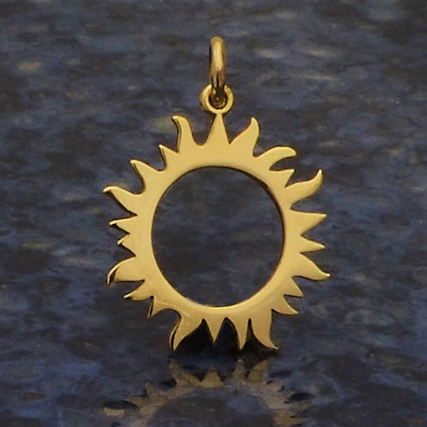 Eclipse  Sun Charm - Poppies Beads n' More