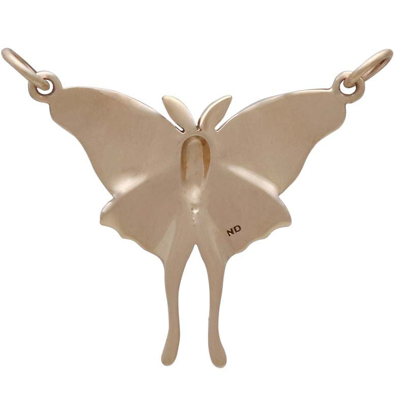 Luna Moth Pendant Festoon - Poppies Beads n' More