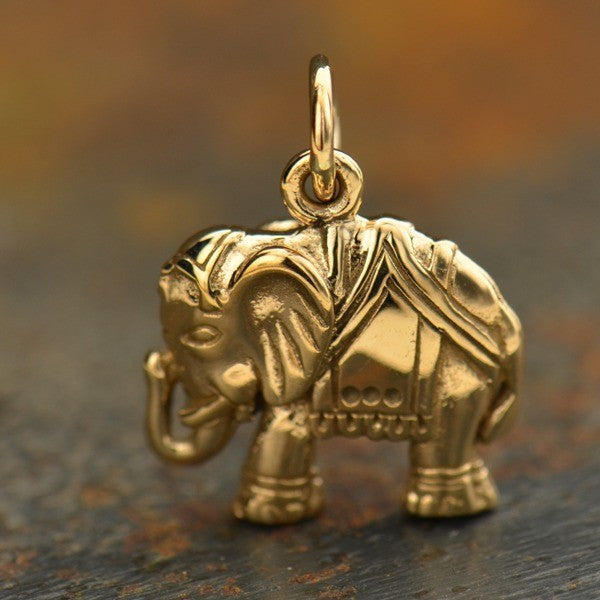 Elephant Charm, - Poppies Beads n' More