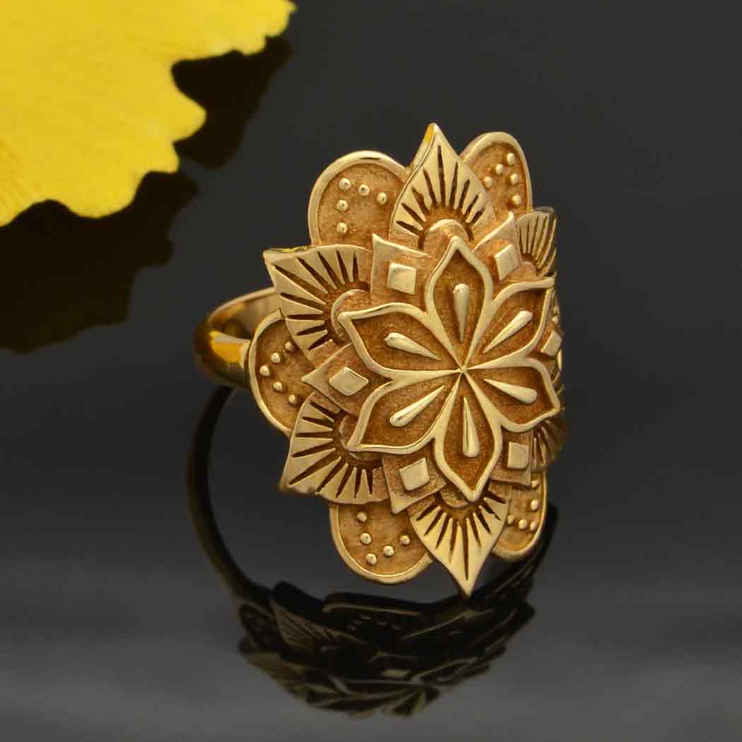 Large Mandala Ring