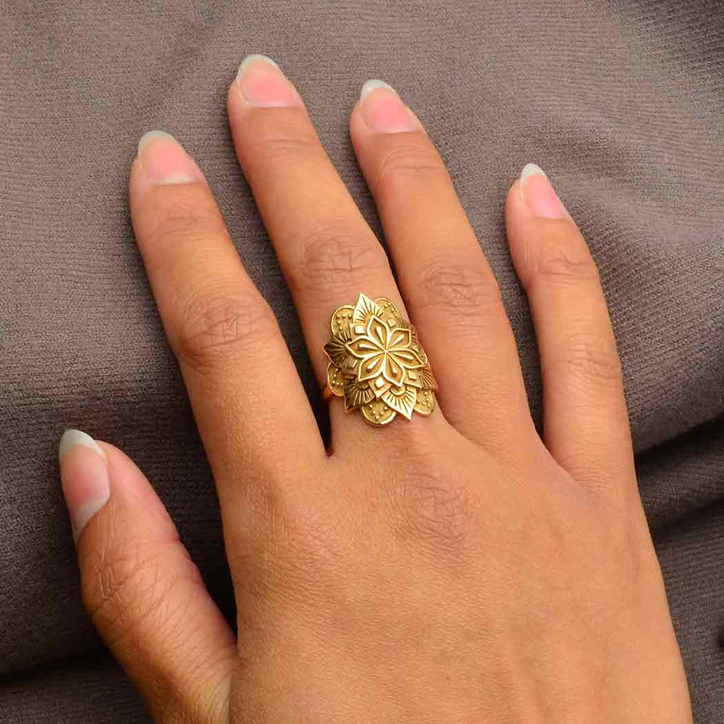 Large Mandala Ring